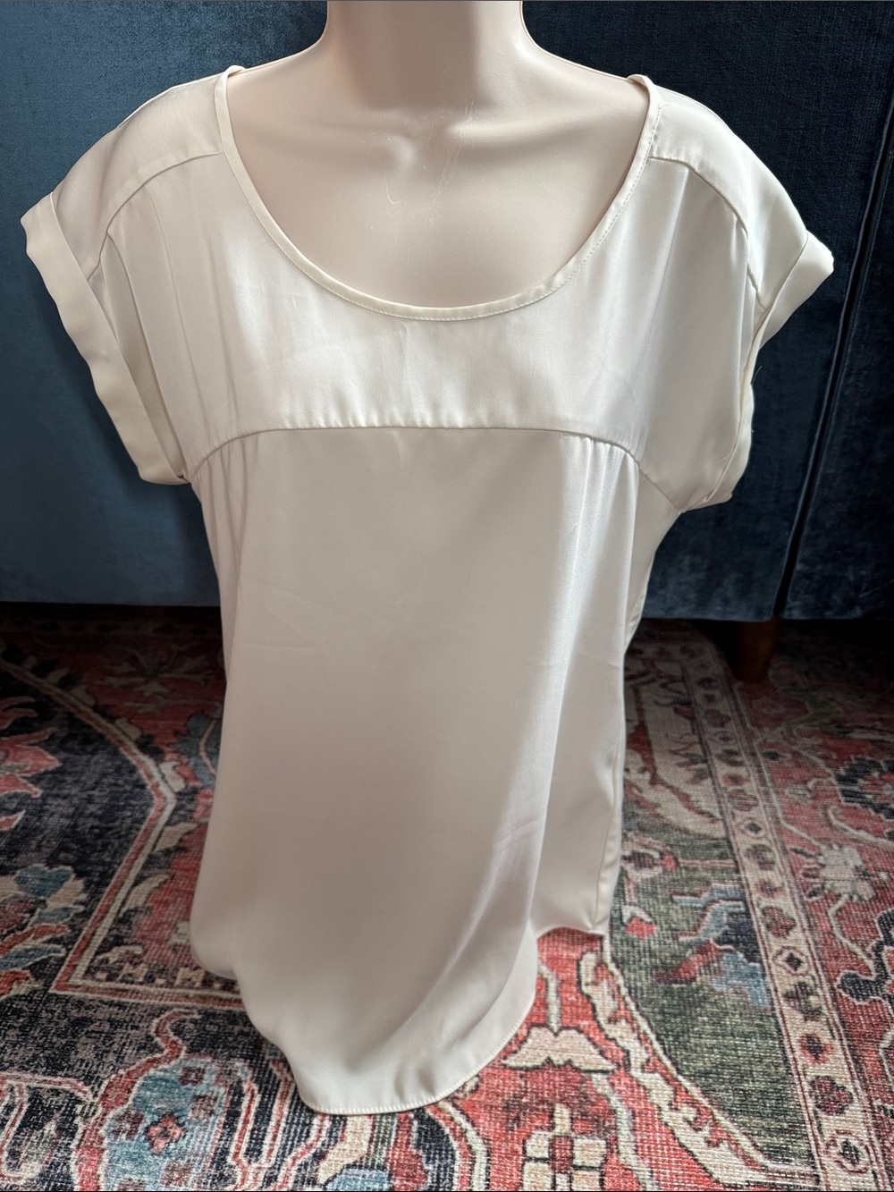 Cream shirt SM Express